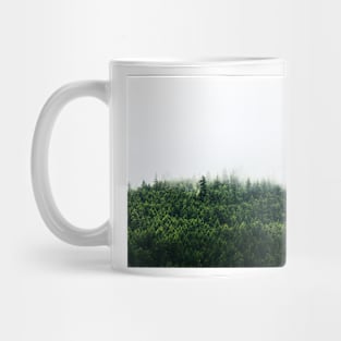 Canadian Mountain Woods in the Mist Mug